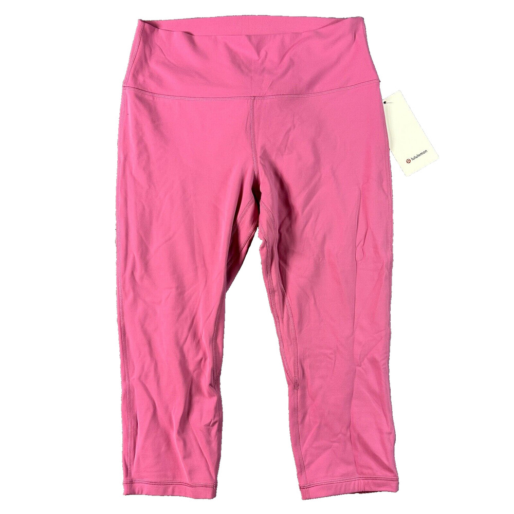 New Lululemon Size 14 Align HR High Rise Pant 21” Crop Pink Blossom PBOL